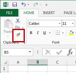 Excel Format Painter